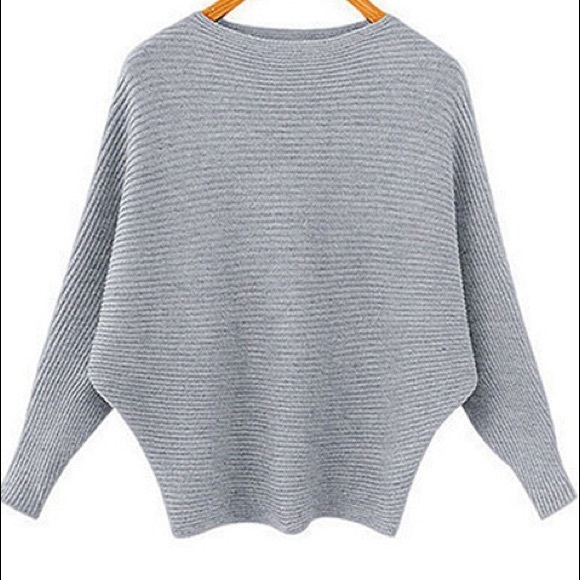 Dolman Sleeves Knit Top - Picture 3 of 9